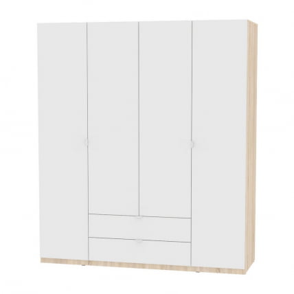 Шкаф распашный Р-198х180х45-2-ТР(ДСС-Белый) / R-198х180х45-2-TR(ДСС-Белый)_0