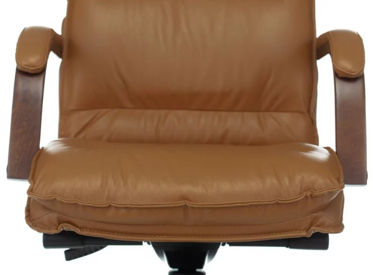 Кресло руководителя Бюрократ T-9927WALNUT Горчичный_4
