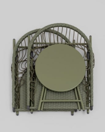 Комплект складной мебели для сада Солей зеленый / Soley_7