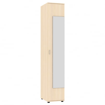 Шкаф распашный Алиса (H1_M) 2230х400х540 ручка скоба 96мм (ДМ) Шкаф распашный Алиса (H1_M) 2230х400х540 ручка скоба 96мм (ДМ)_0