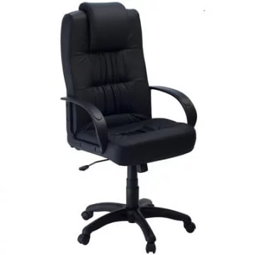 Офисное кресло FA_Руководителя EChair 605 TPU к/з черный 629227_0
