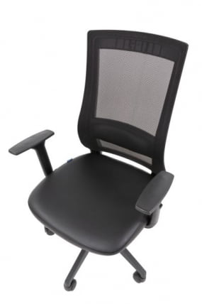 Офисное кресло CХАИРМАН 500 ЛТ (ЛТ) ЭКО Б/П экокожа Черный / CHAIRMAN (LT)_10