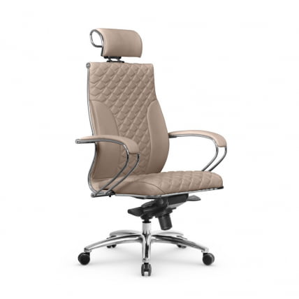 Кресло руководителя Metta L 2c 44C/K116 Infinity Easy Clean (MPES) Комплект 1 Темно-бежевое_0