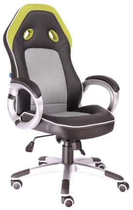 Кресло геймерское Everprof Drive TM Экокожа Зеленый_0