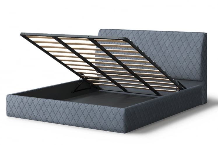 Кровать Хилтон, 2000*1800мм, серый_2