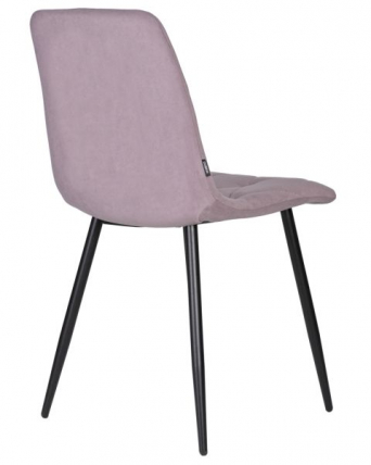 Стул обеденный ДОБРИН CХИЛЛЙ РОМБО (Лавандовый Симпле 48, основание черное) 4 шт / DOBRIN CHILLY ROMBO Simple_4