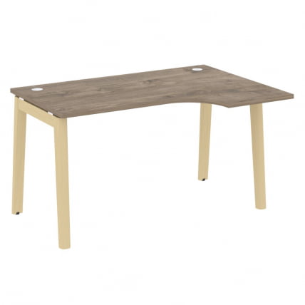 Стол эргономичный правый ONIX WOOD OW.SA-2(R) Тиквуд Темный/Светлый_0