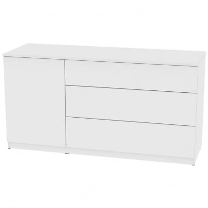 Комод Калисто(K46)699х1352х468PUSHtoOPEN(Белый)_0