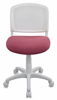 Кресло детское Бюрократ CH-W296NX/26-31 Белый Розовый_1