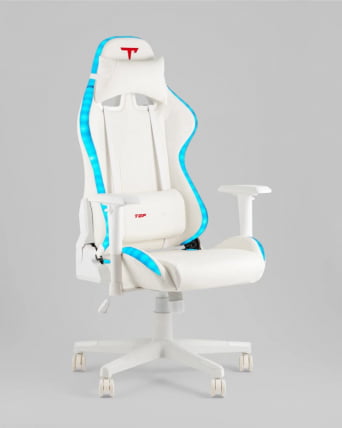 Кресло спортивное с подсветкой ТопЧаирс ГММ-080 белый / TopChairs GMM-080_10