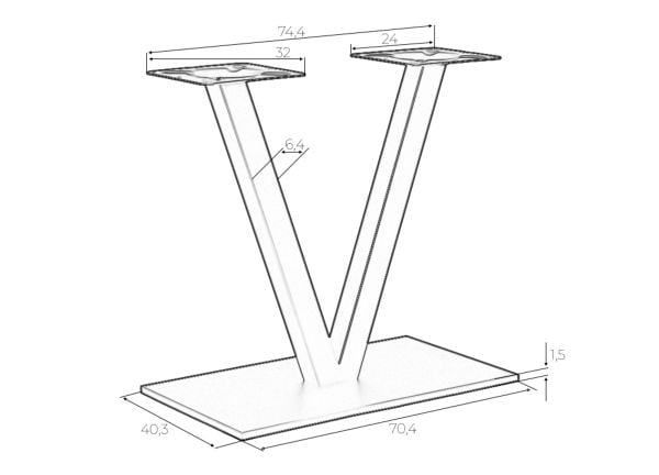 Подстолье обеденное ДОБРИН ВЕCТОР / DOBRIN VECTOR_7