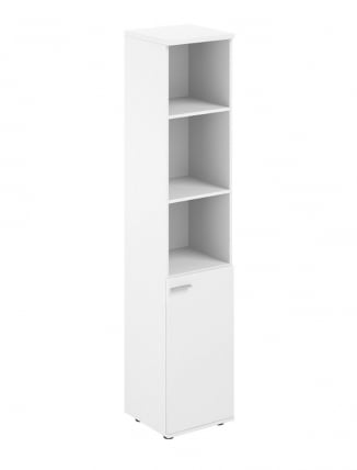 Шкаф высокий полуоткрытый правый Sigma SG.832.WH.WH.R Белый_0