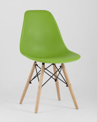 Стул Еамес Стйле ДСВ зеленый 4 шт. комплект (разборный каркас) / Eames Style DSW_1