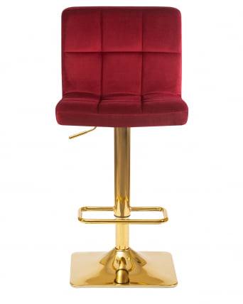 Стул барный DOBRIN GOLDIE Бордовый велюр MJ9-43_5