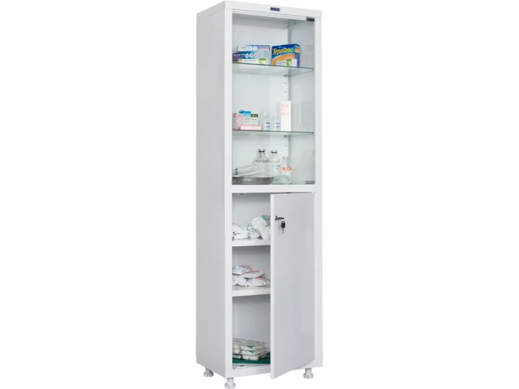 Медицинский шкаф металлический HILFE MD 1 1650/SG_0
