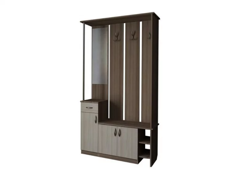 Прихожая NORD 2 Ясень шимо темный/ясень шимо светлый_0