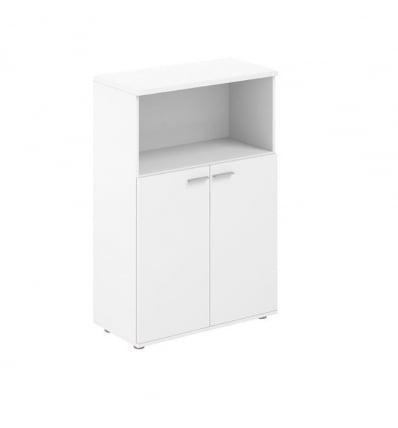 Шкаф двухдверный средний с нишей Sigma SG.846.WH.WH Белый_0