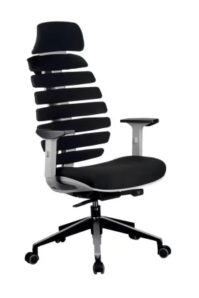 Кресло оператора Riva Chair SHARK Черный_0
