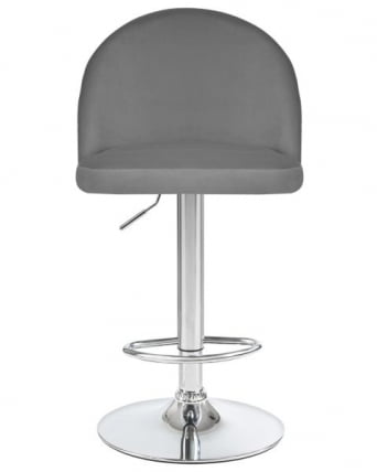 Стул барный ДОБРИН МИЛАНА (серый велюр (МДЖ9-75)) 2 шт / DOBRIN MILANA (MJ9-75))_6