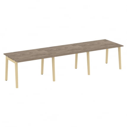 Стол переговорный (3 столешницы) ONIX WOOD OW.PRG-3.2 Тиквуд Темный/Светлый_0