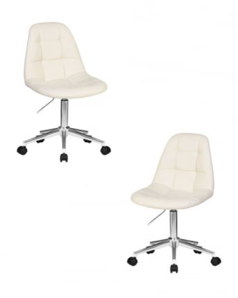 Офисное кресло для персонала ДОБРИН МОНТЙ (кремовый) 2 шт / DOBRIN MONTY_0