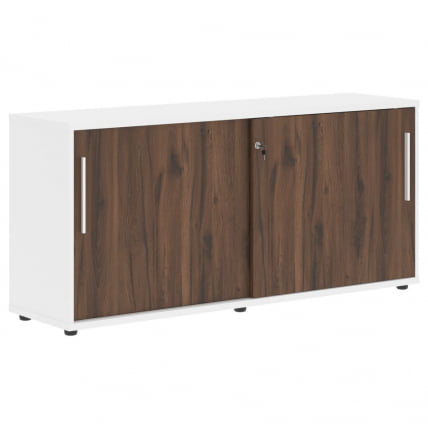 Шкаф с дверьми-купе EDIS ELC 1643 Дуб Денвер темный Белый Белый_0