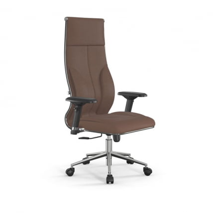 Кресло руководителя Мetta L 1m 46/4D Infinity Easy Clean (MPES) Комплект 8 Светло-коричневое_0