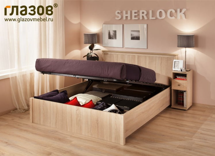 Спальня композиция 5 Sherlock Дуб Сонома_65612_3