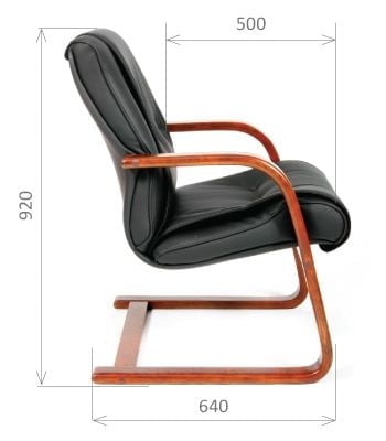 Кресло для посетителя CHAIRMAN 653 V Черный_4