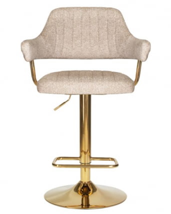 Стул барный ДОБРИН CХАРЛЙ ГОЛД (бежевый твид (ЛЕО26)) 2 шт / DOBRIN CHARLY GOLD (LEO26))_6