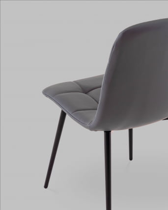 Стул Одди НЕВ экокожа серый / NEW_9
