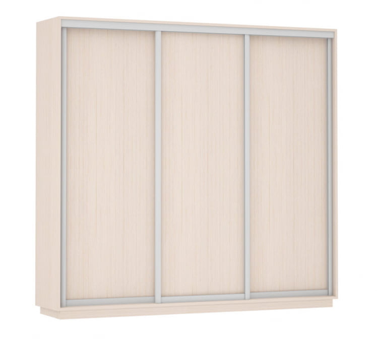 Шкаф-купе трехдверный Экспресс Трио Элемент 2400х2200х Дуб молочный / 2400х2200h_0