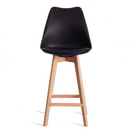 Стул барный TULIP BAR (mod. C1014H-1) / 2 шт. в упаковке пластик/дерево, 42 х 47,5 х 104 см, Black (Черный) 3010/ натуральный Стул барный TULIP BAR (mod. C1014H-1) / 2 шт. в упаковке пластик/дерево, 42 х 47,5 х 104 см, Black (Черный) 3010/ натуральный_4