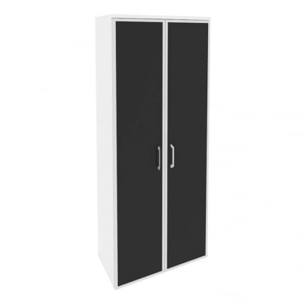 Шкаф высокий широкий ONIX O.ST-1.10R black Белый Бриллиант_0