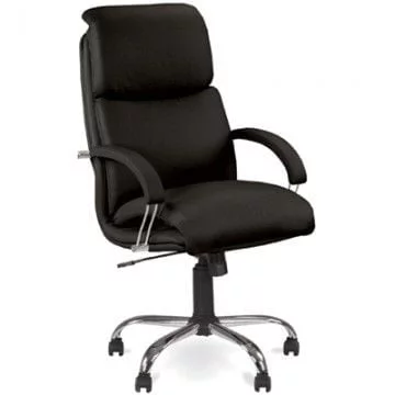 Кресло руководителя EC Nadir Steel Chr 185406 Черное SP-A_0