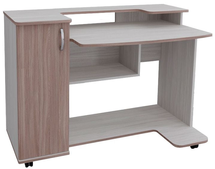 Стол компьютерный «Юниор-2» Ясень  шимо  светлый/темный_0