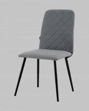 Стул Кристенсен велюр серый_7