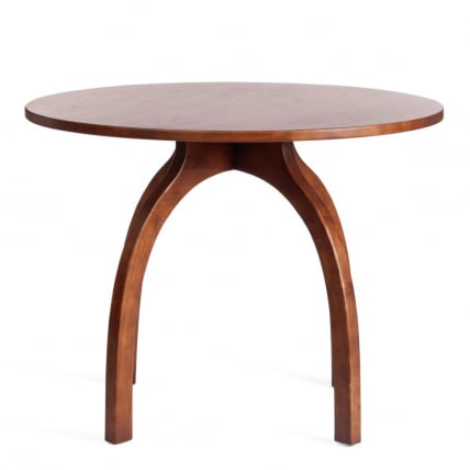Стол THONET (mod.T9108) дерево вяз, 100х75 см, Темный Орех (№5)_1