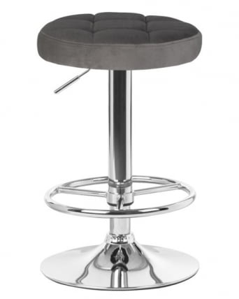 Табурет барный DOBRIN BRUNO (серый велюр (MJ9-75)) 2 шт_1