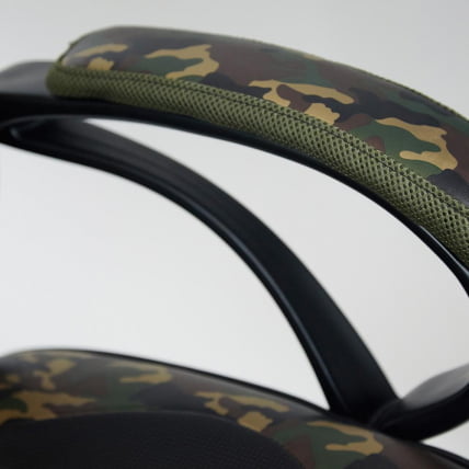 Кресло RACER GT MILITARY кож/зам/ткань, хаки/хаки, TW 28_2