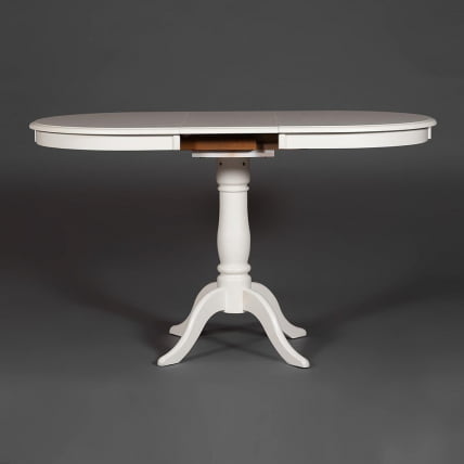 Стол раскладной Solerno (ME-T4EX) дерево гевея/мдф, 70х100+29х75см, ivory white (слоновая кость 2-5)_11