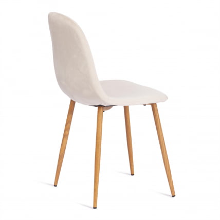 Стул BREEZE (mod. 4724) вельвет/металл, 44 х 53 х 87 см, Light beige (светло-бежевый) HLR1 / натуральный_2