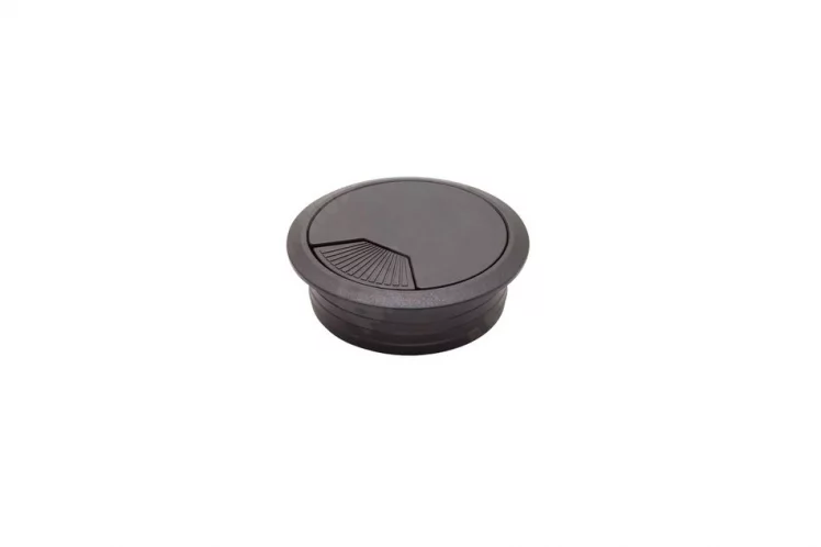 Лючок круглый, пластмассовый CBM33620004 Черный_0