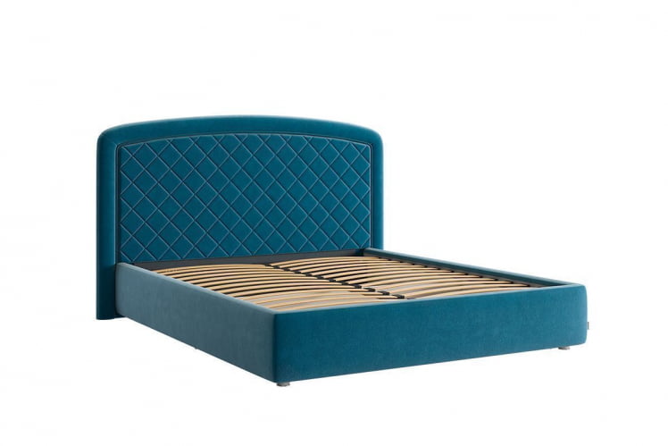 Кровать 1.6 Сильва 2 КМ1.6-18 изумруд (велюр) / KM1.6-18_1
