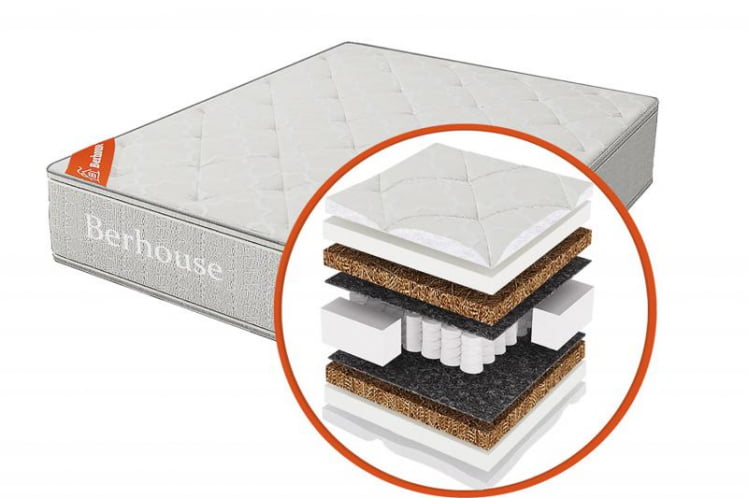Матрас Mega кокос 10 (Berhouse) Размер: 1600х1900 мм_0