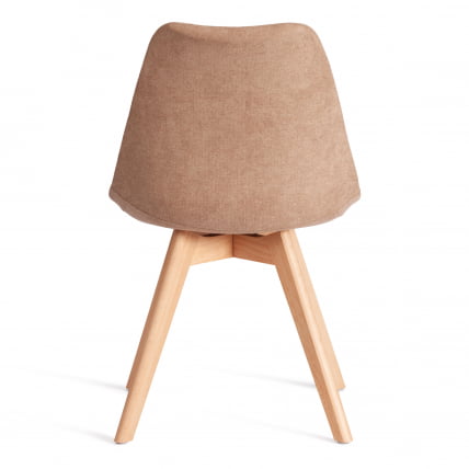 Стул TULIP SOFT (mod. 053V) дерево/пластик/ткань, 49,5 x 54,5 x 84 см, Бежевый (Beige) LY1701-4_3