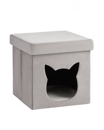 Пуф складной с ящиком Store Pet серый_0