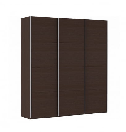 Шкаф-купе трехдверный Прайм 2100 ДСП/ДСП/ДСП Венге_0