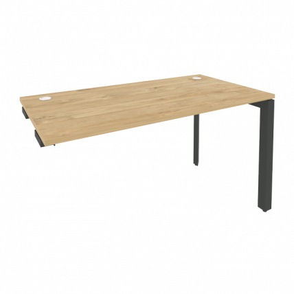 Стол-приставка на П-образном м/к к опорным элементам ONIX O.MP-SPR-3.7 Тиквуд Светлый/Антрацит_0