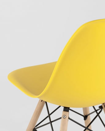 Стул Eames Style DSW желтый (разборный каркас)_8
